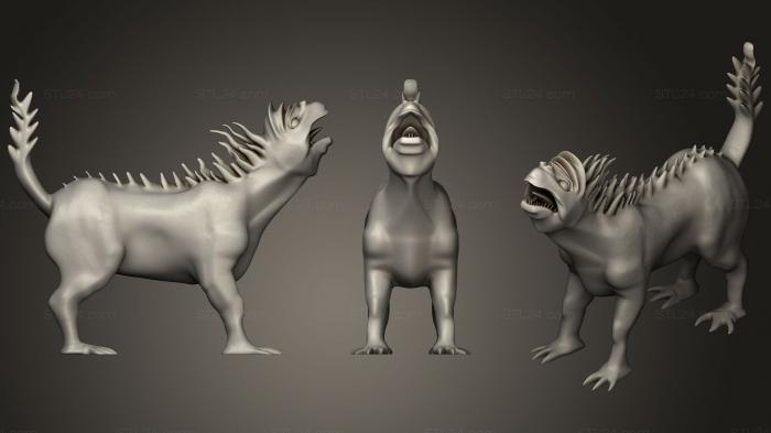 Animal figurines (Hybrid Beast 9, STKJ_1084) 3D models for cnc